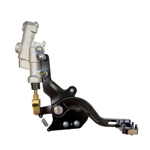 surron foot brake with yz master cylinder assembled