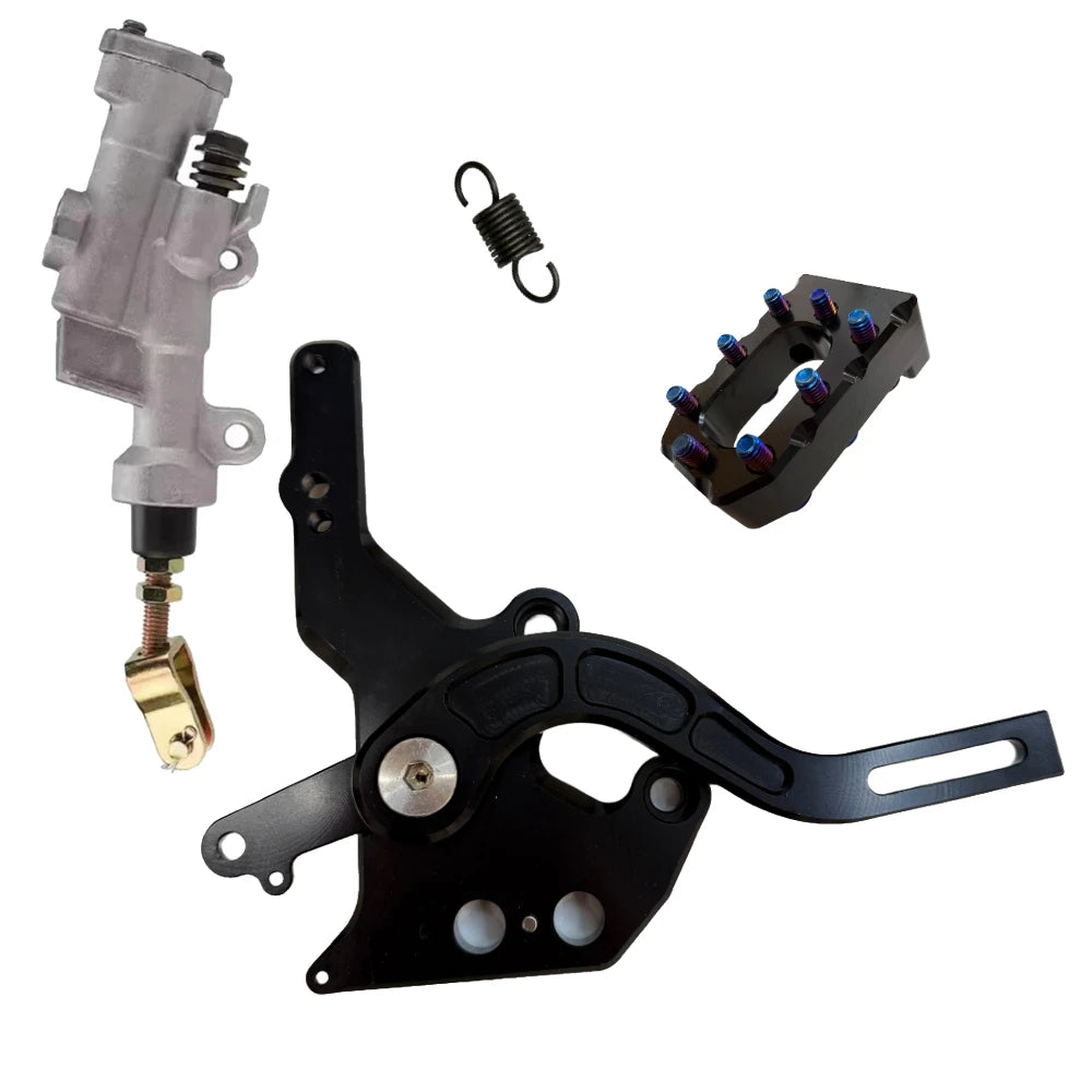 surron foot brake kit with yz250 master cylinder option