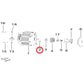 2024 diagram from the surron manual showing the location of the Motor Woodruff Key