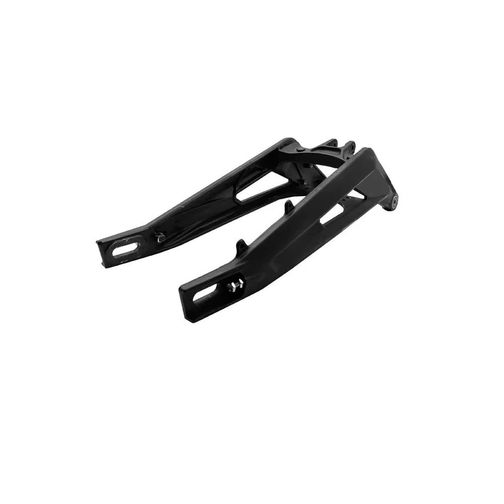 rear angle of surron light bee swing arm