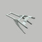 White subframe component for Sur-Ron Light Bee X frame kit, rear section