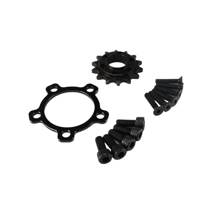 surron light bee wheel widening kit 2 white background