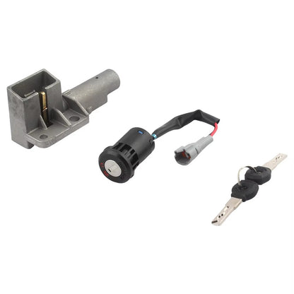 Surron Lock Key Set with white background