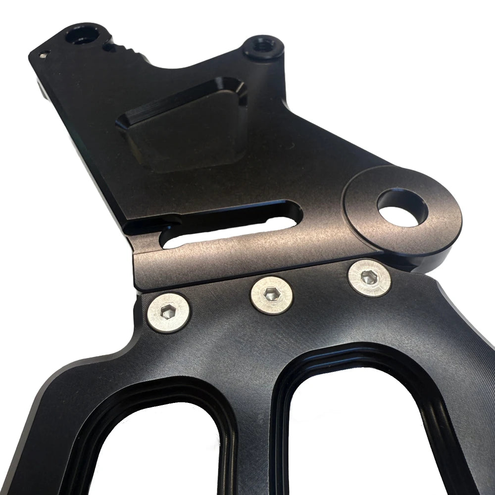 Single Caliper Bracket for Surron Light Bee top side angle