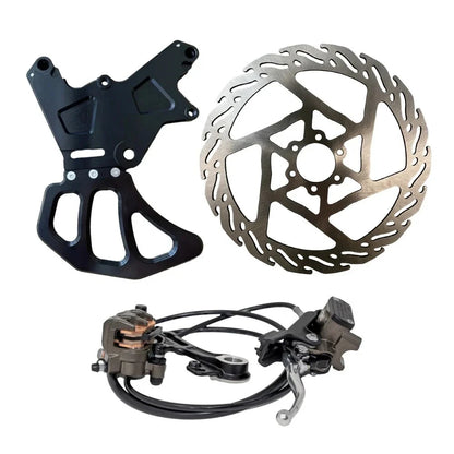 Surron rear moto brake dual caliper kit with bracket rotor and ultra bee brake system