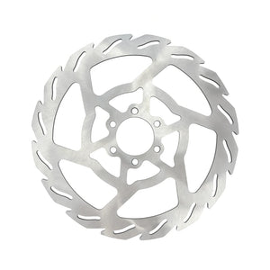 upgraded 220mm rear brake rotor for surron light bee on a white background