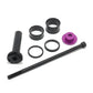 surron talaria stem lock kit purple full taken apart white background