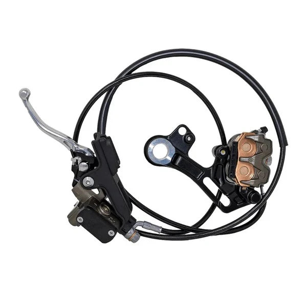 surron ultra bee brake assembly rear with white background