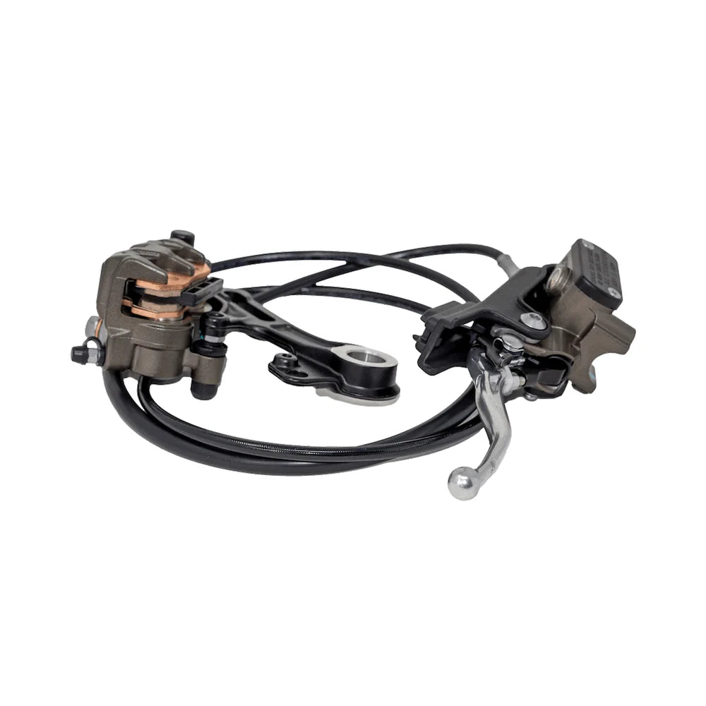 Surron rear Ultra Bee brake assembly with master cylinder hose and caliper