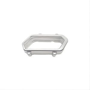 Surron Ultra Bee display protector in silver anodized aluminum, the bright finish option for the stock display