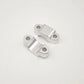 surron ultra bee master cylinder clamp silver on white background