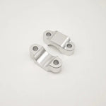 surron ultra bee master cylinder clamp silver on white background