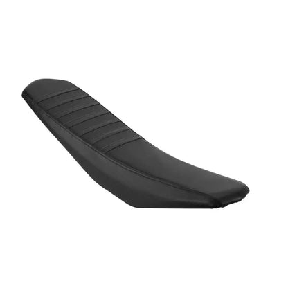 surron ultra bee seat with seat cover installed front view. on a white background