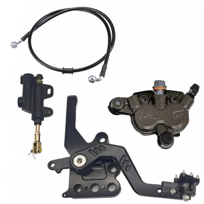 talaria moto foot brake kit with white background