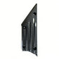 Talaria X3 carbon fiber right side cover panel, glossy twill weave, vented slots and mounting holes