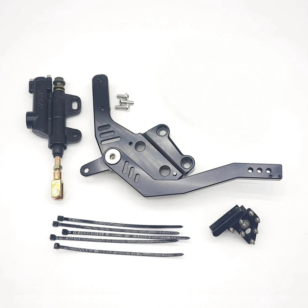 talaria xxx foot brake assembly black with white background