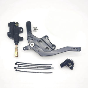 talaria xxx foot brake assembly black with white background