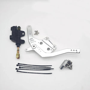 talaria xxx foot brake assembly sliver with white background