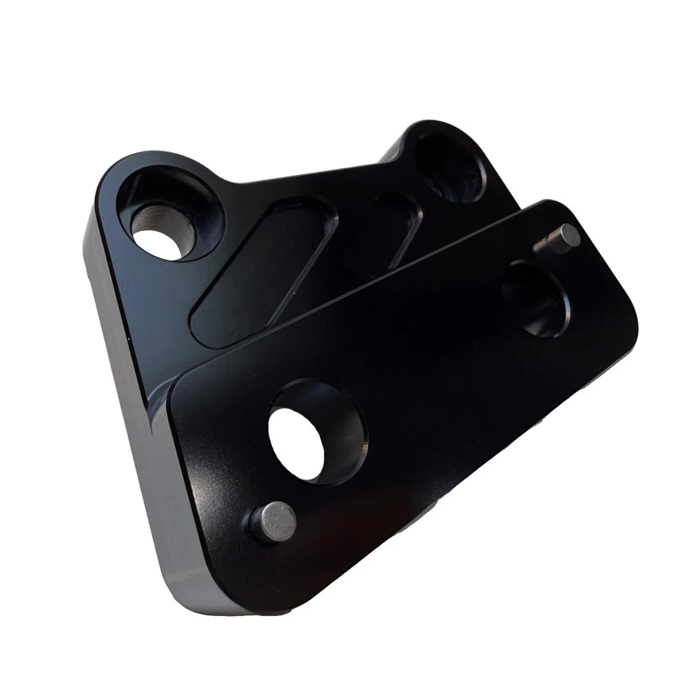 Durable black right‑side foot peg bracket for Talaria XXX/X3, upgraded CNC‑machined replacement