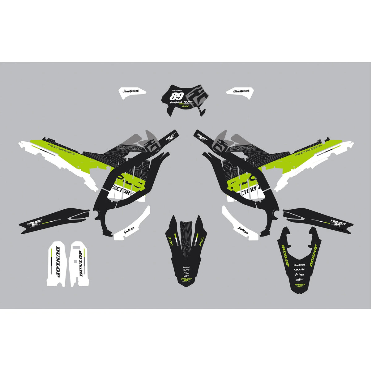 Toxic Surron Ultra Bee Graphics Kit, image 2