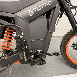 FactoryZ foot brake kit installed on a Tuttio Soleil 01, rear pedal and bracket fitted