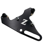 Tuttio Ultra Bee dual caliper bracket in black, with hardware installed on a white background