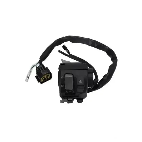 Handlebar-mounted switch assembly for Surron Ultra Bee with integrated turn signal, horn, and headlight controls