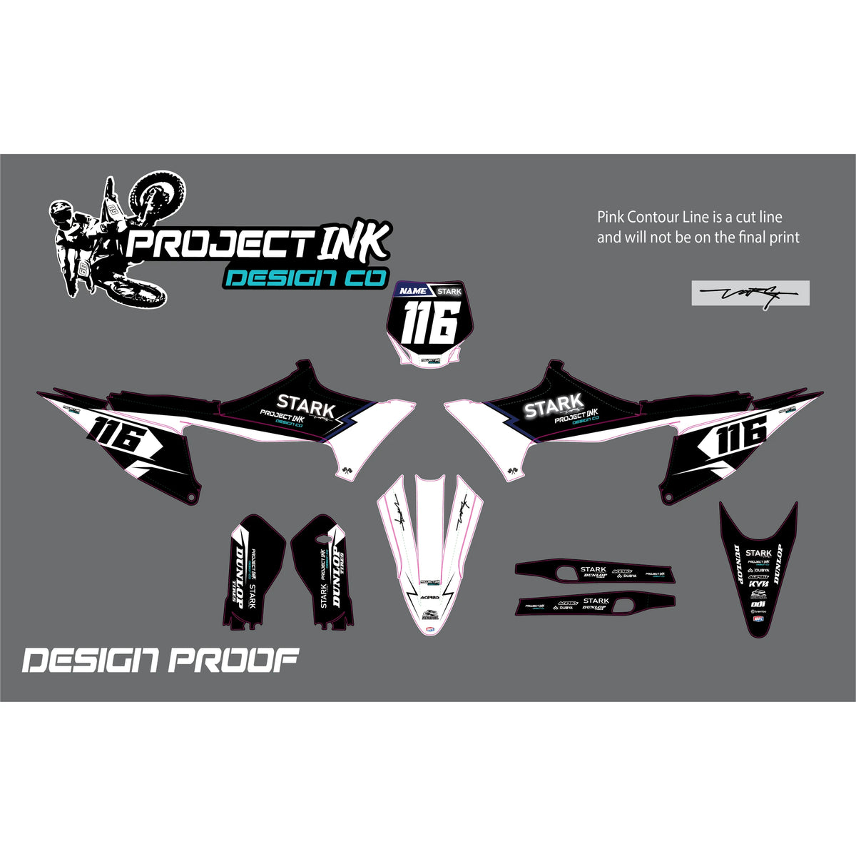 Varg Volt Dark Stark Varg Graphics Kit, image 2
