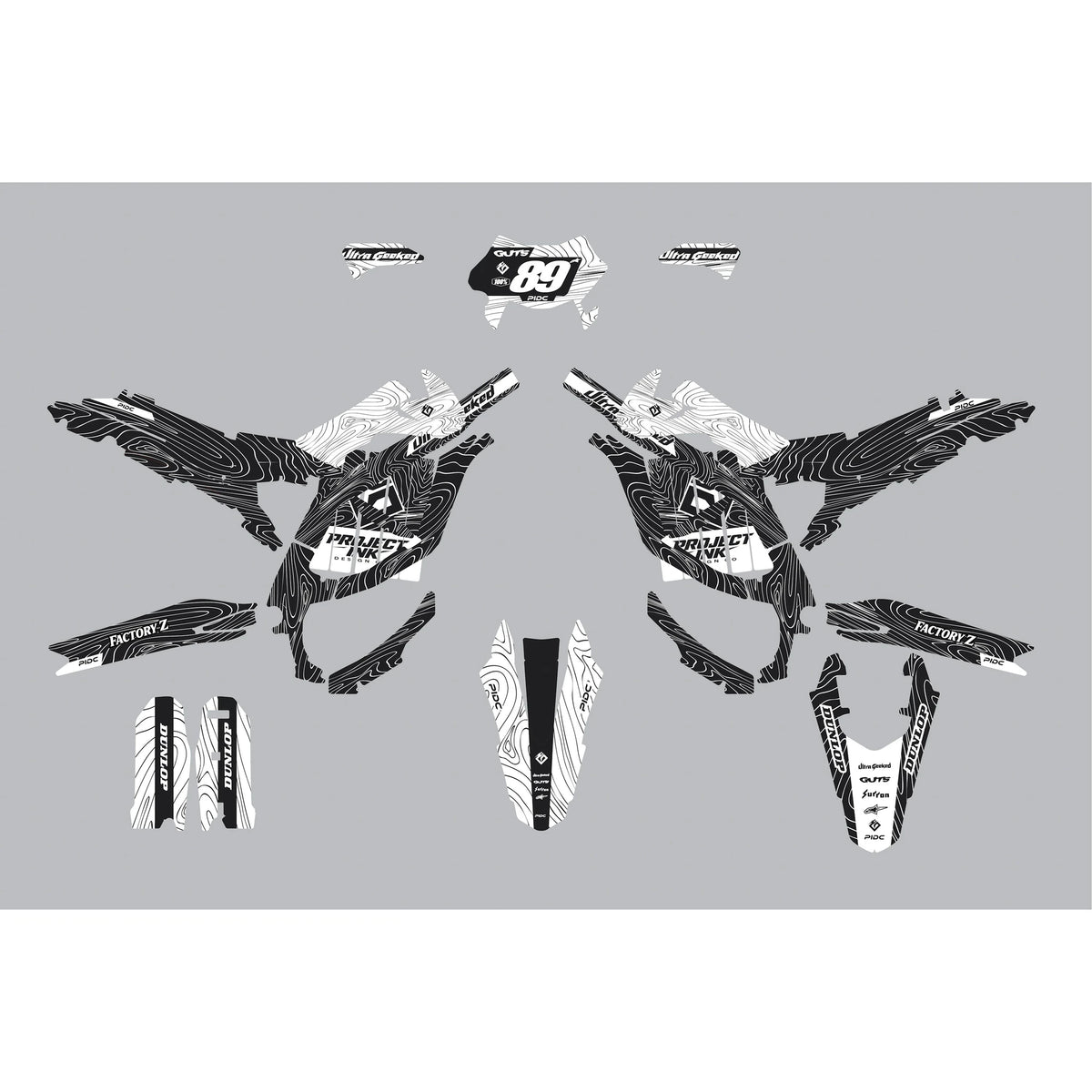 Vector Surron Ultra Bee Graphics Kit, image 2