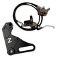 Yozma IN 10 Ultra Brake hand brake kit, black Z bracket, bronze Z logo caliper, master cylinder and silver lever